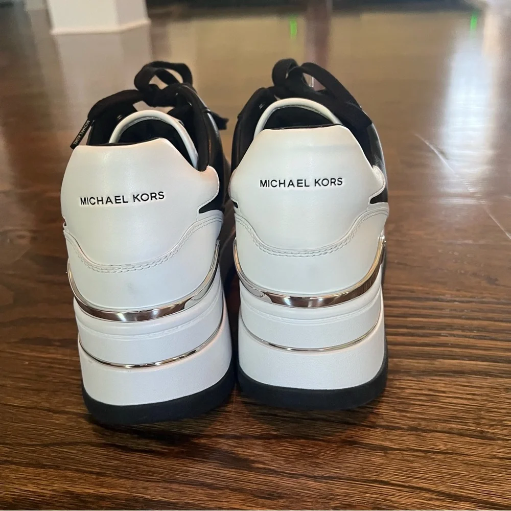 Michael Kors Black and White Chunky Sneakers
